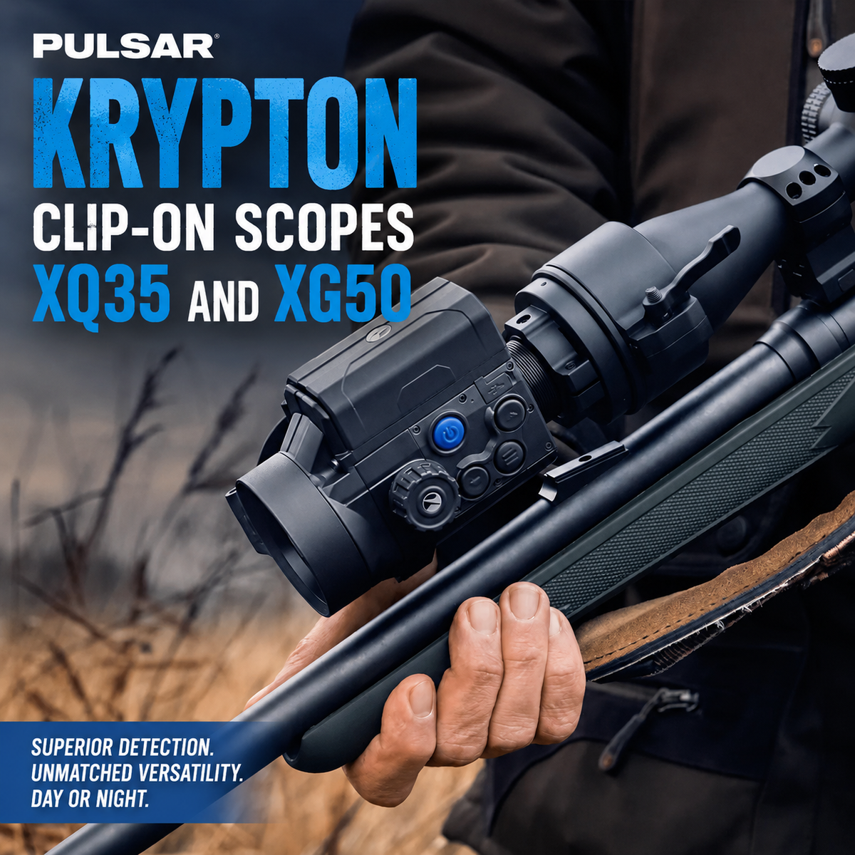 Pulsar Krypton Clip-On Scopes XQ35 and XG50