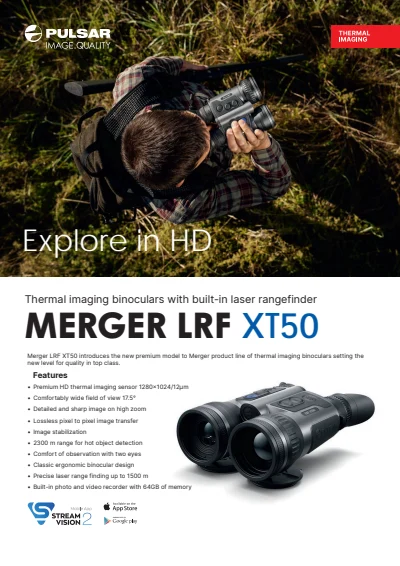 Pulsar Merger LRF XT50 Thermal Binoculars PL77486 "NEW"